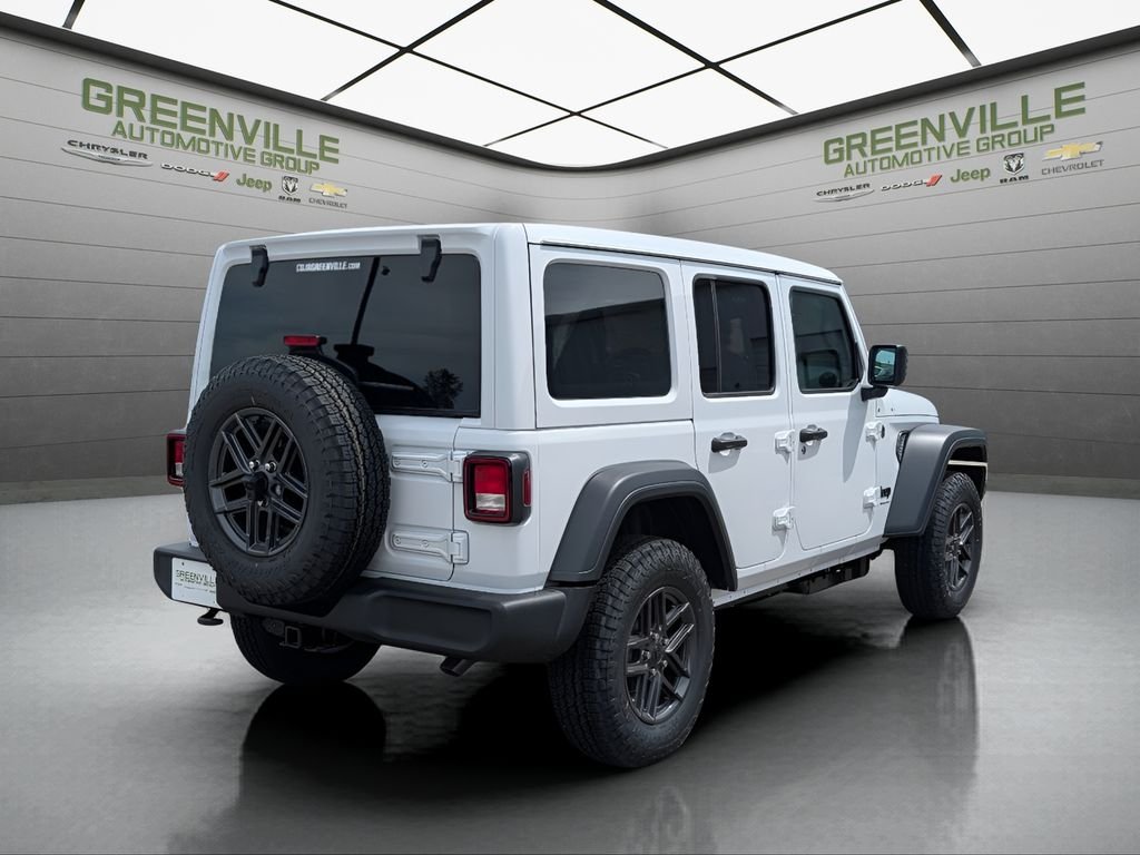 New 2026 Bright White Clear-Coat Exterior Paint Jeep Sport S image 9