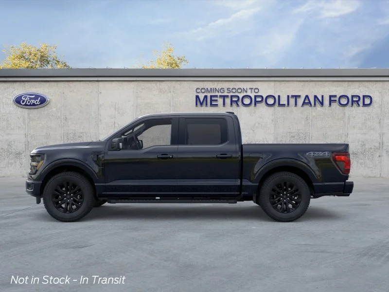 New 2026 Agate Black Metallic Ford XLT image 3