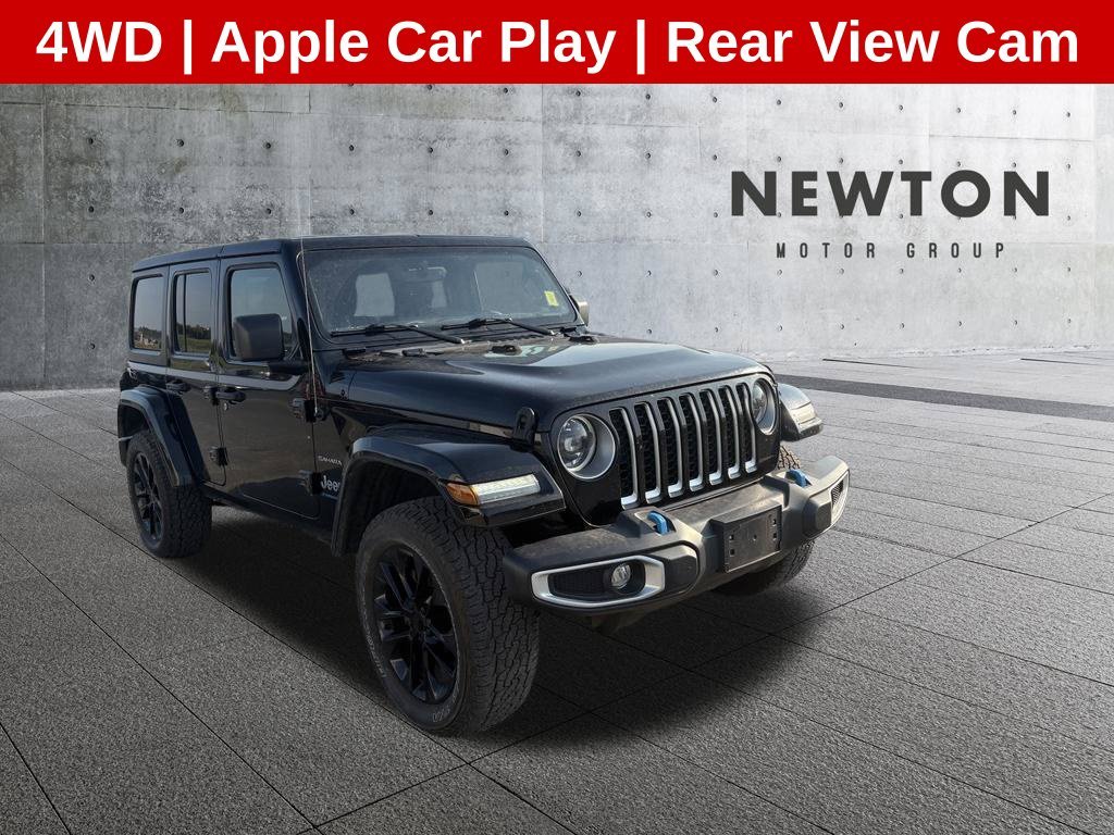 Used 2023 Black Jeep Sahara 4xe image 1