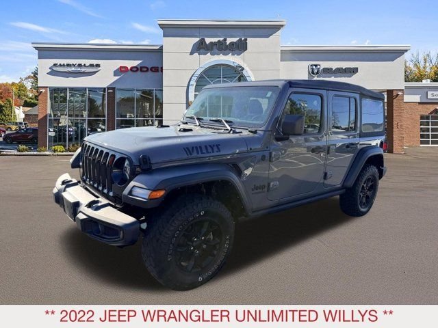 Certified Used 2022 Gray Jeep Unlimited Willys image 4