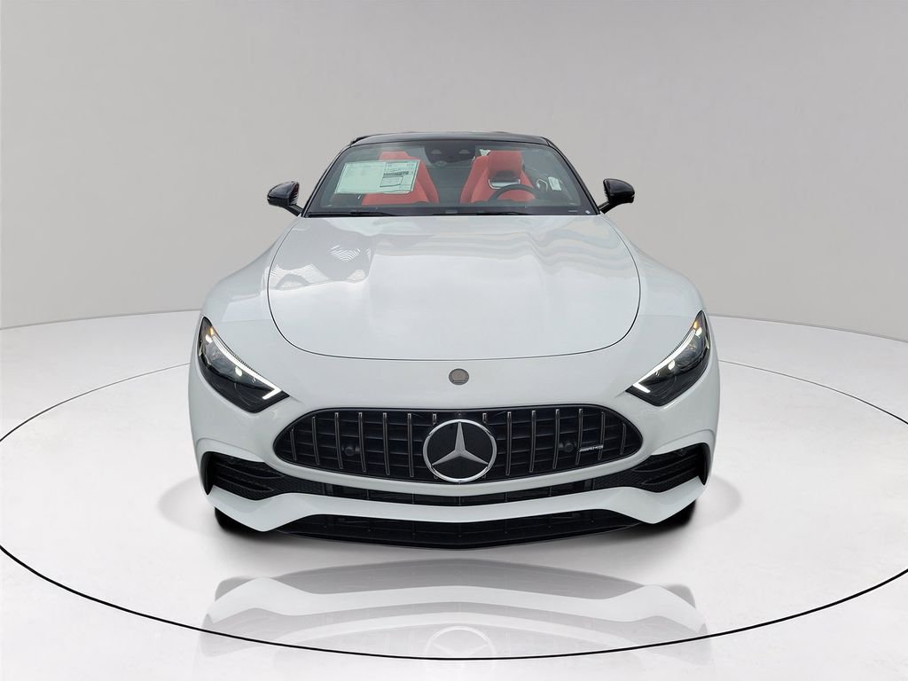 New 2027 MANUFAKTUR Moonlight White Metallic Mercedes-Benz AMG® SL 43 Roadster image 3