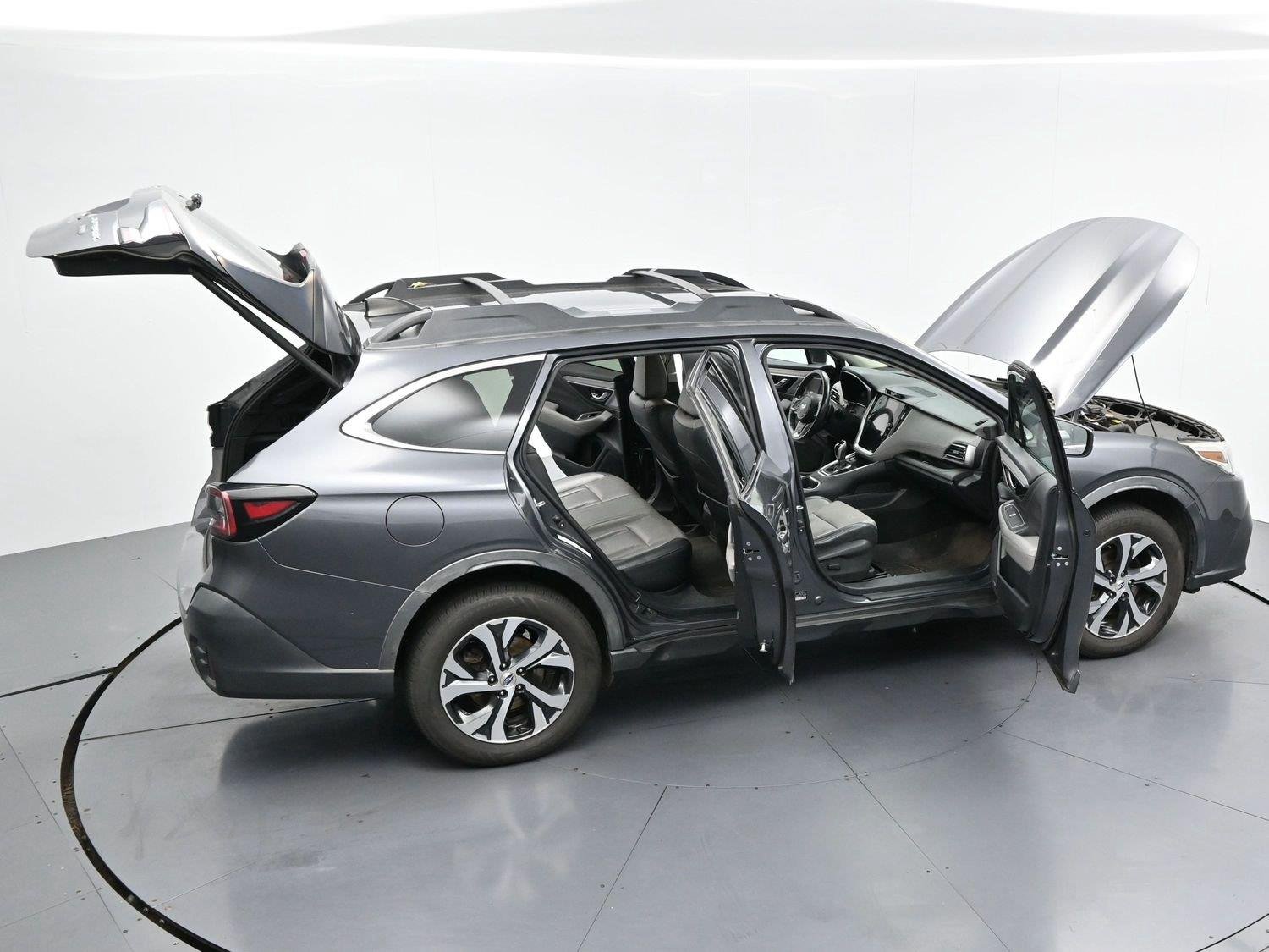 Used 2020 Magnetite Gray Metallic Subaru Limited image 43