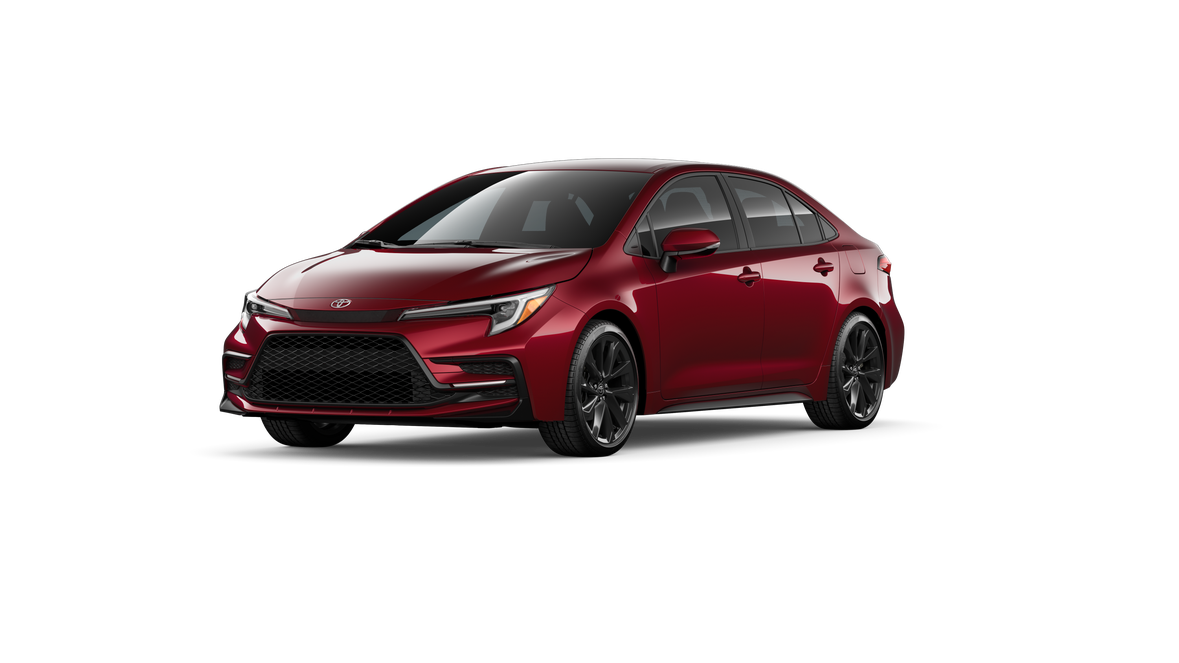 New 2026 Ruby Flare Pearl Toyota Hybrid SE image 23