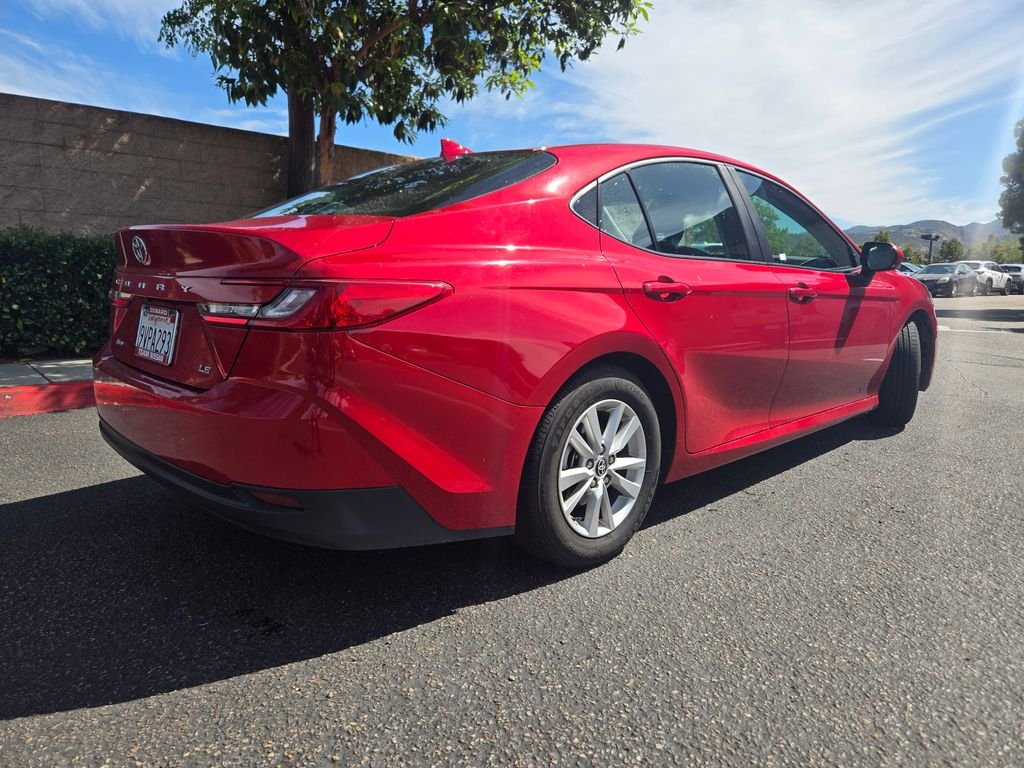 Used 2025 Red Toyota LE image 7