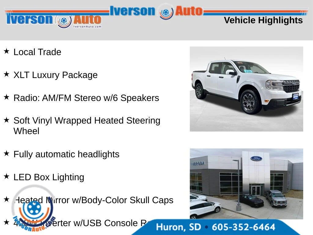 Used 2023 Oxford White Ford XLT image 2