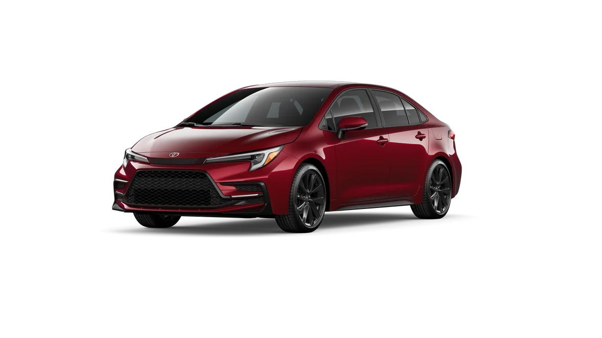 New 2026 Ruby Flare Pearl Toyota Hybrid SE image 23