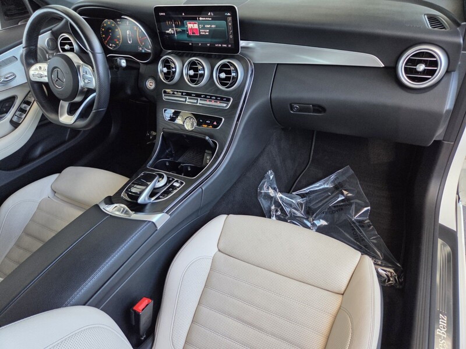Certified Used 2021 Polar White Mercedes-Benz C 300 image 19
