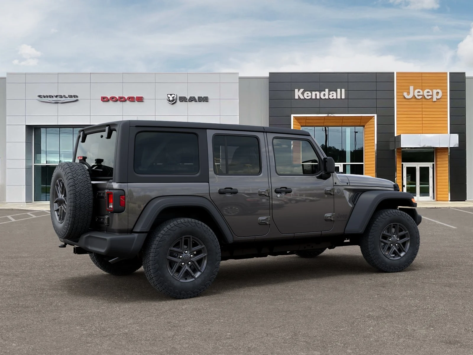 New 2026 Granite Crystal Metallic Clear-Coat Exterior Paint Jeep Sport S image 4