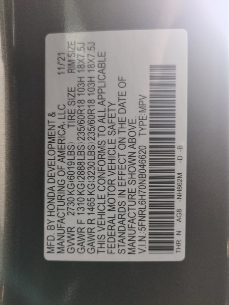 2022 Honda Odyssey EX-L - Photo 33