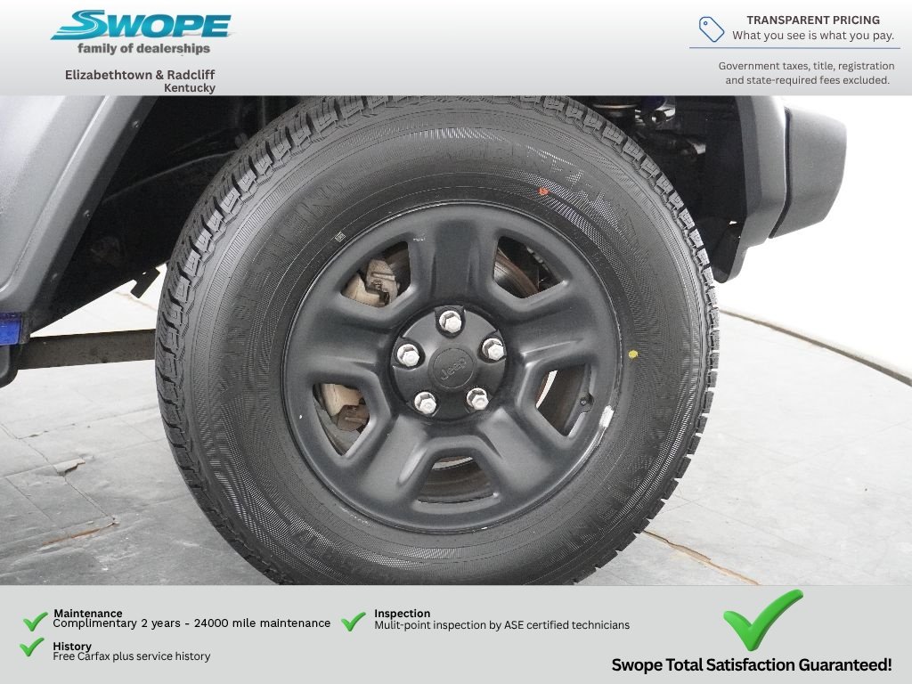 Used 2018 Ocean Blue Metallic Clearcoat Jeep Sport image 26
