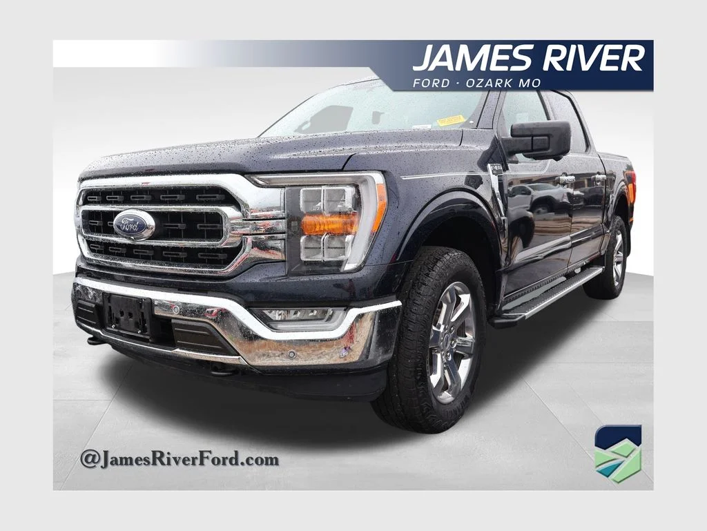 Used 2022 Blue Metallic Ford XLT image 1