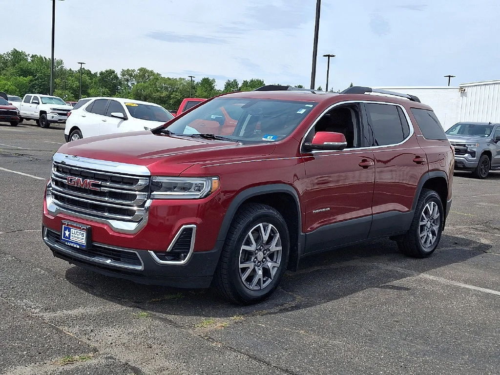 Used 2020 RED QUARTZ TINTCOAT GMC SLT image 6