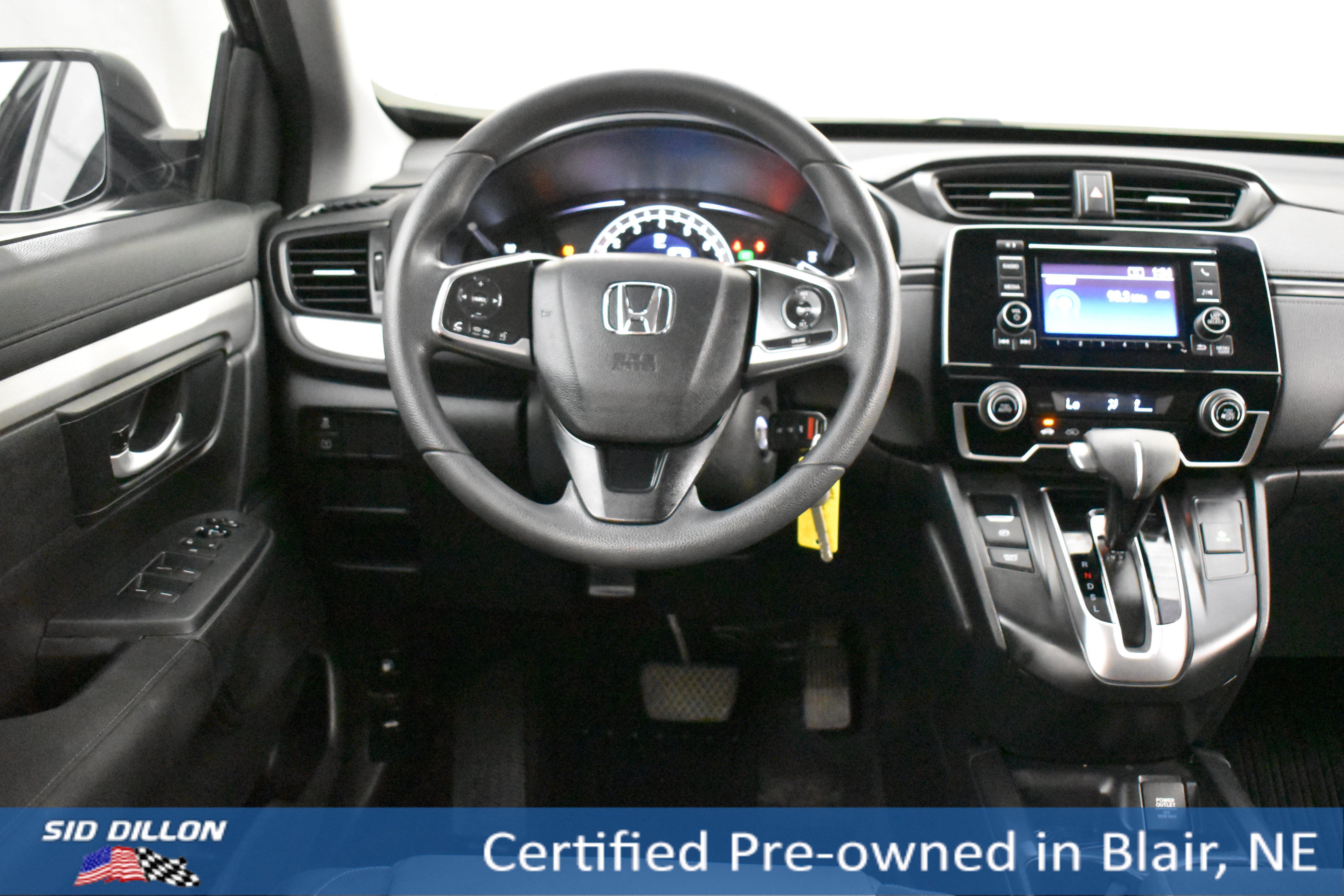 Used 2017 Crystal Black Pearl Honda LX image 3