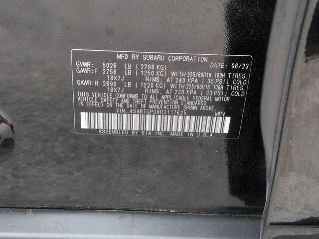 Used 2024 Black Subaru Touring XT image 42