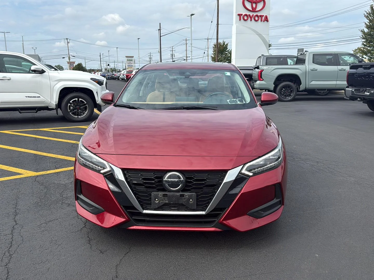 Used 2020 Scarlet Ember Tintcoat Nissan SV image 8
