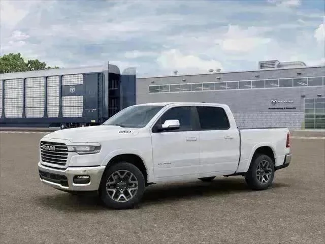 New 2027 Bright White Clear-Coat Exterior Paint RAM Laramie image 13