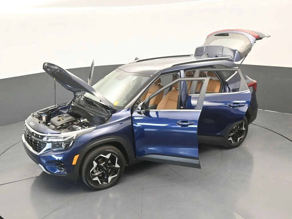 Used 2024 Dark Ocean Blue Kia EX image 62