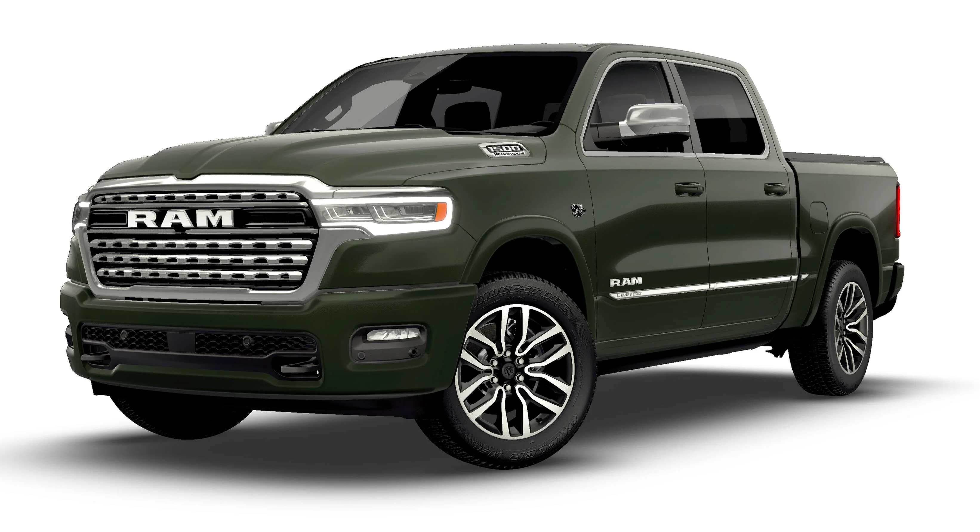New 2026 Serrano-Green Metallic Exterior Paint RAM Limited image 1