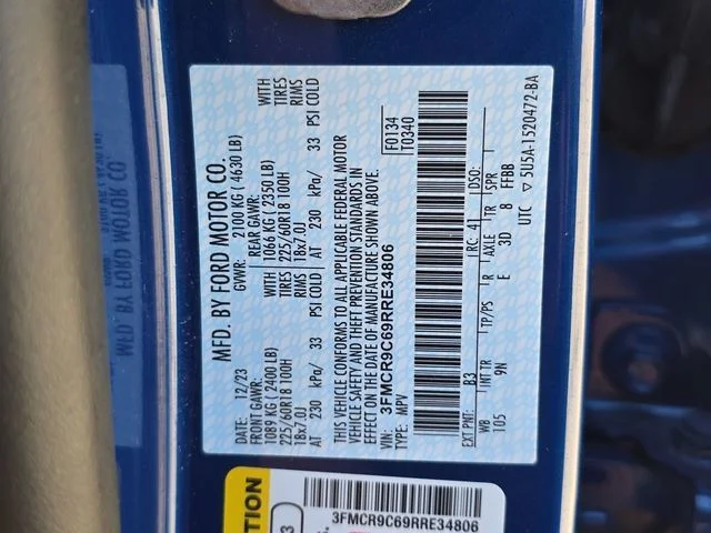 Used 2024 Blue Ford Outer Banks image 23