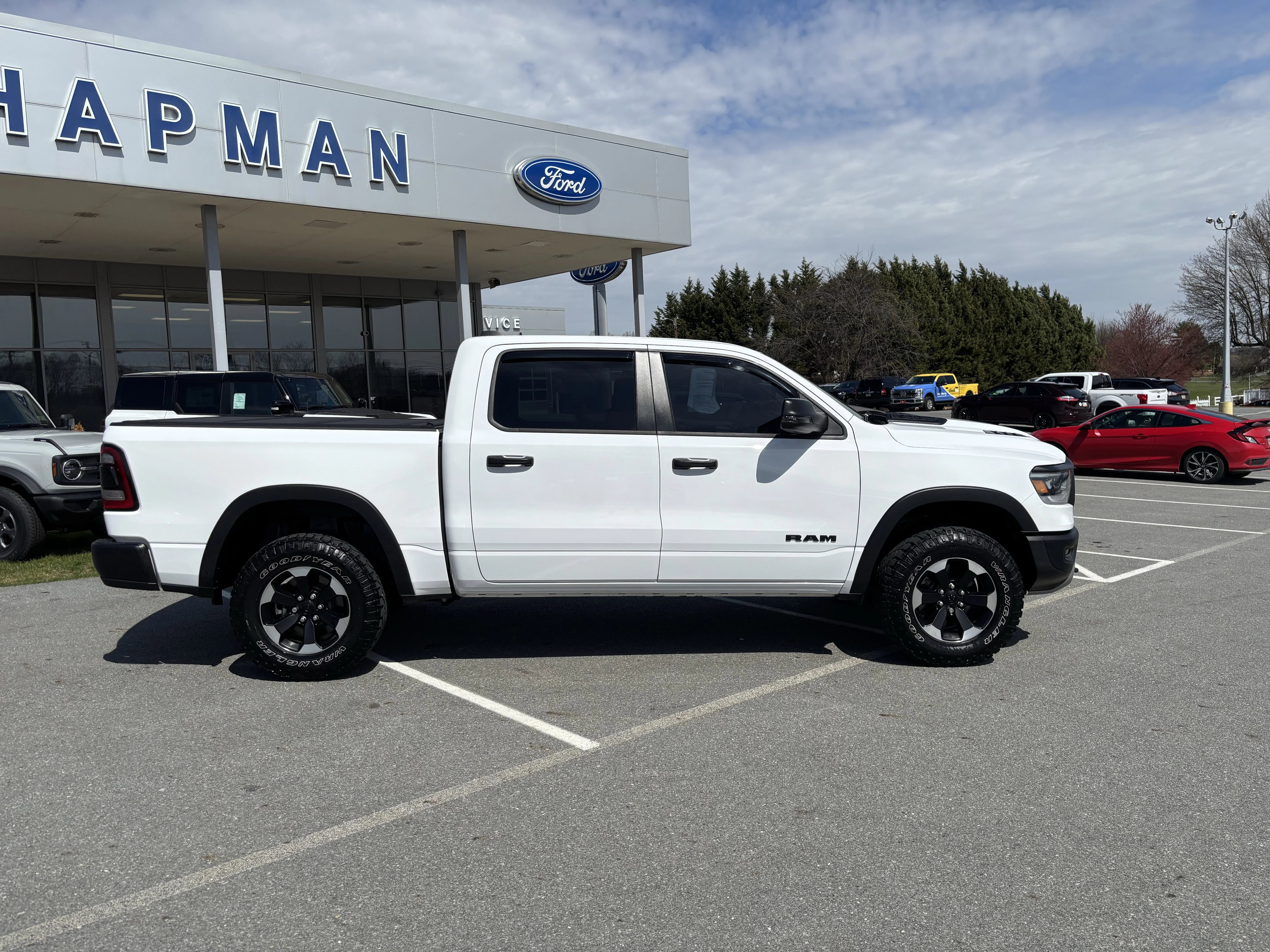 Used 2023 Bright White Clearcoat Ram Rebel image 8