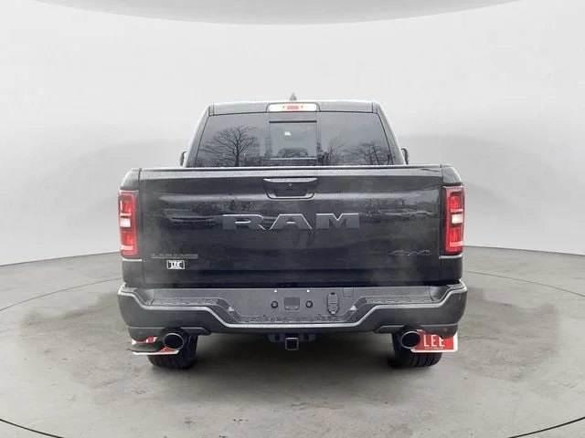 New 2026 Diamond Black Crystal Pearlcoat Ram LARAMIE CREW CAB 4X4 5