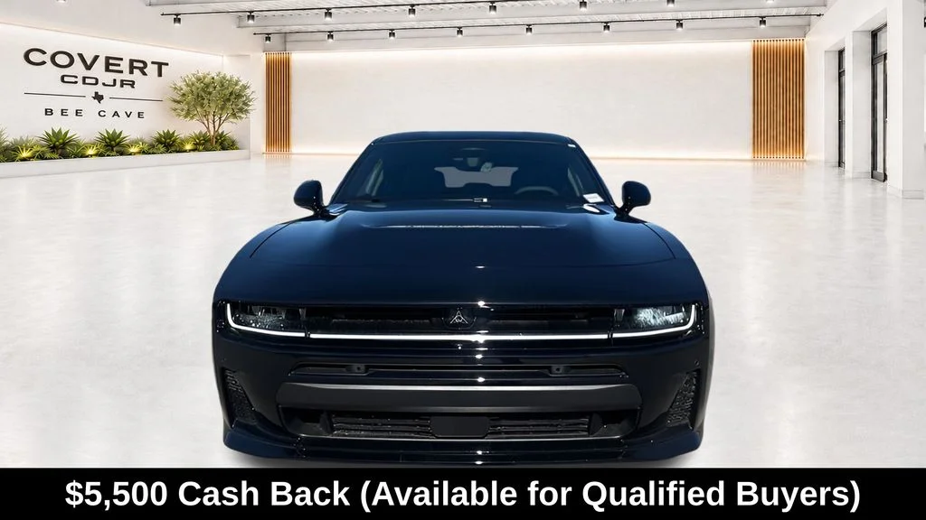 New 2026 Diamond Black Crystal Pearlcoat Dodge Scat Pack Plus image 3
