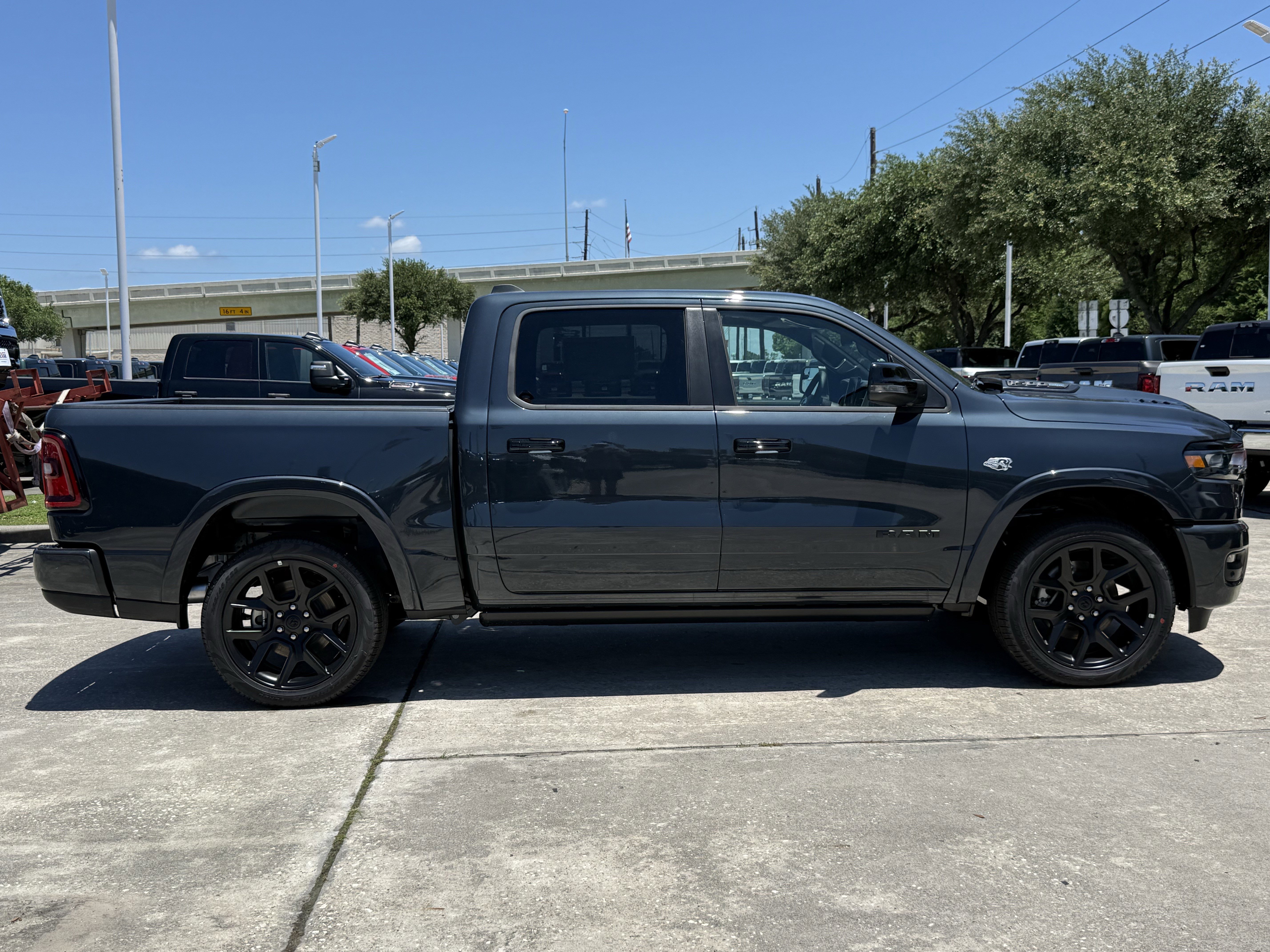 New 2026 Forged Blue Metallic Exterior Paint RAM Laramie image 3