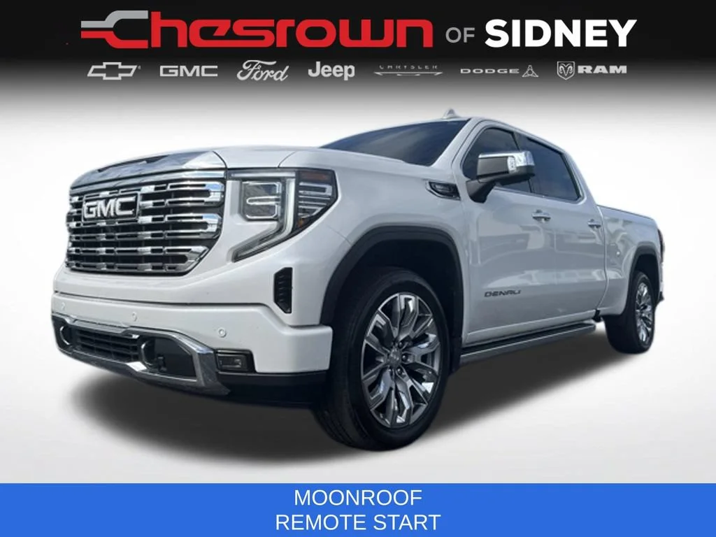 Used 2024 White Frost Tricoat GMC Denali image 37