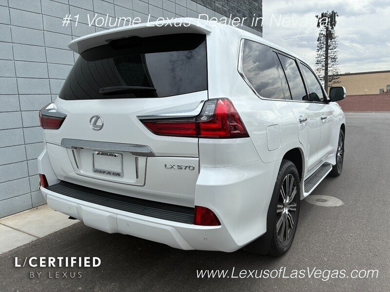 Certified Used 2021 White Pearl Lexus THREE-ROW image 3