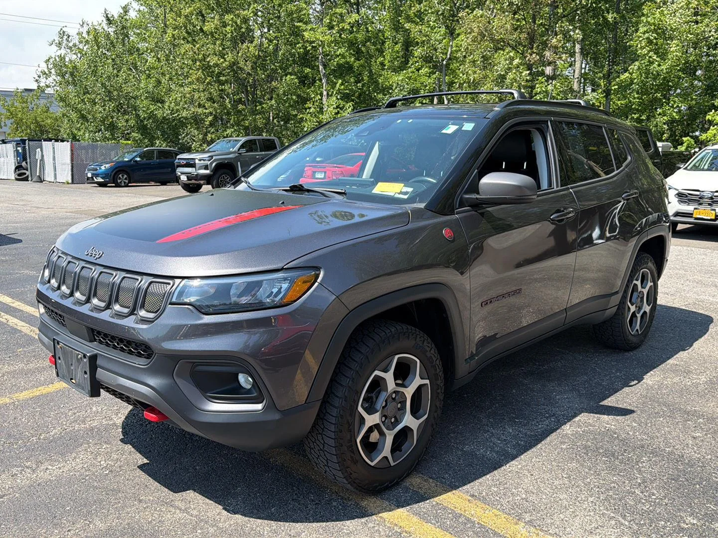 Used 2022 Granite Crystal Metallic Clearcoat Jeep Trailhawk image 7
