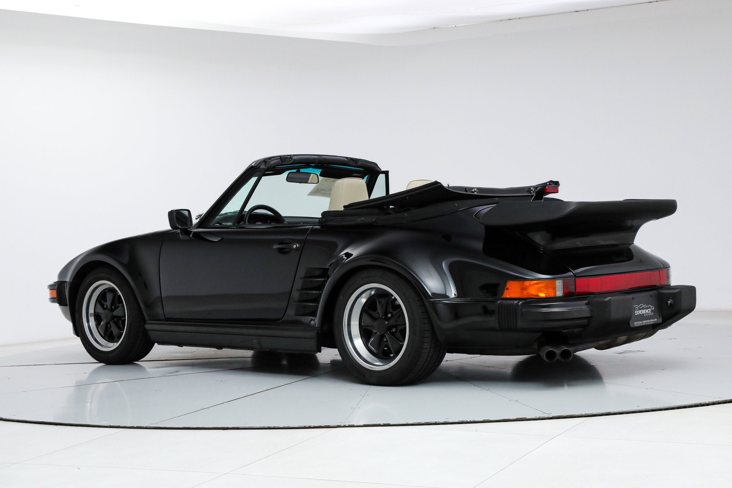 Used 1989 Black Porsche Turbo Cabriolet Slantnose image 16