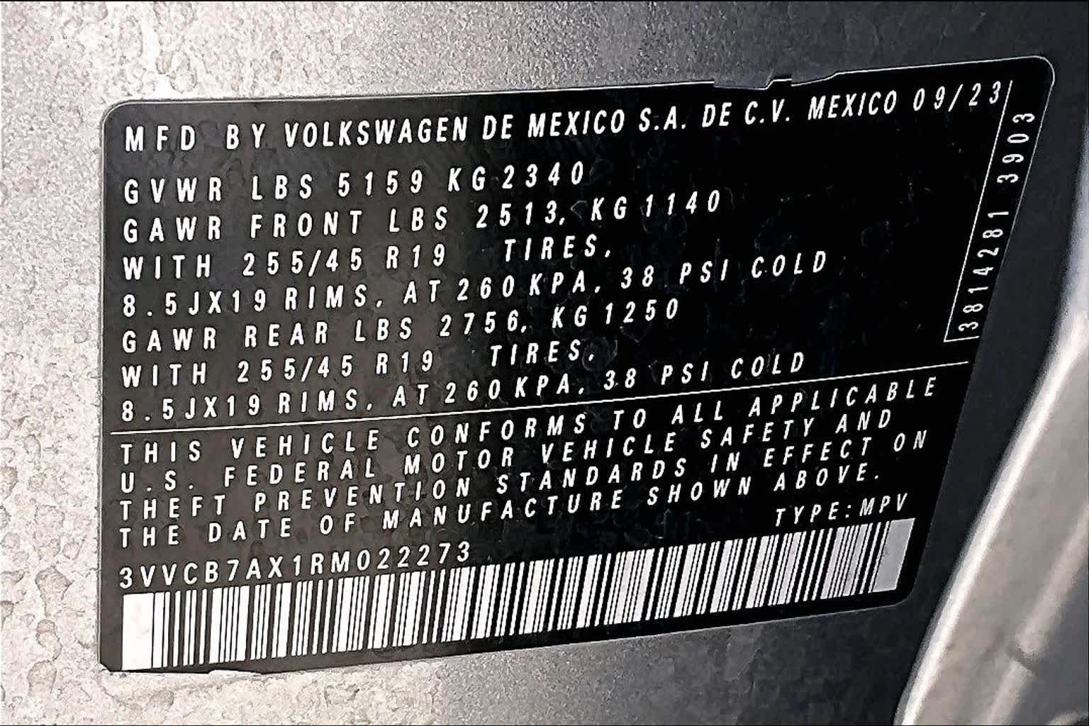 Certified Used 2024 Pyrite Silver Metallic Volkswagen SE R-Line Black image 37