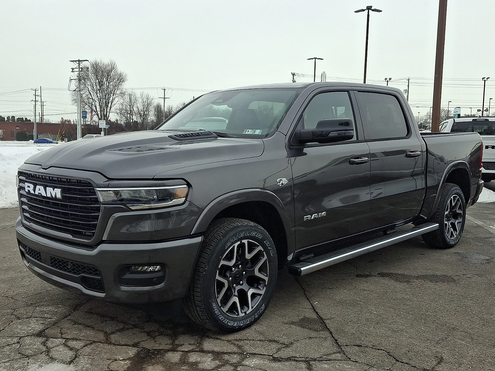 New 2026 Granite Crystal Metallic Clear-Coat Exterior Paint RAM Laramie image 4