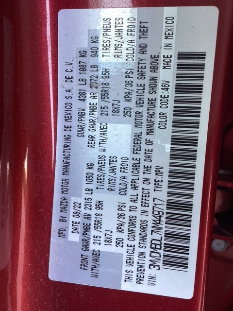 Certified Used 2022 Soul Red Crystal Metallic Mazda 2.5 S Premium Package image 39