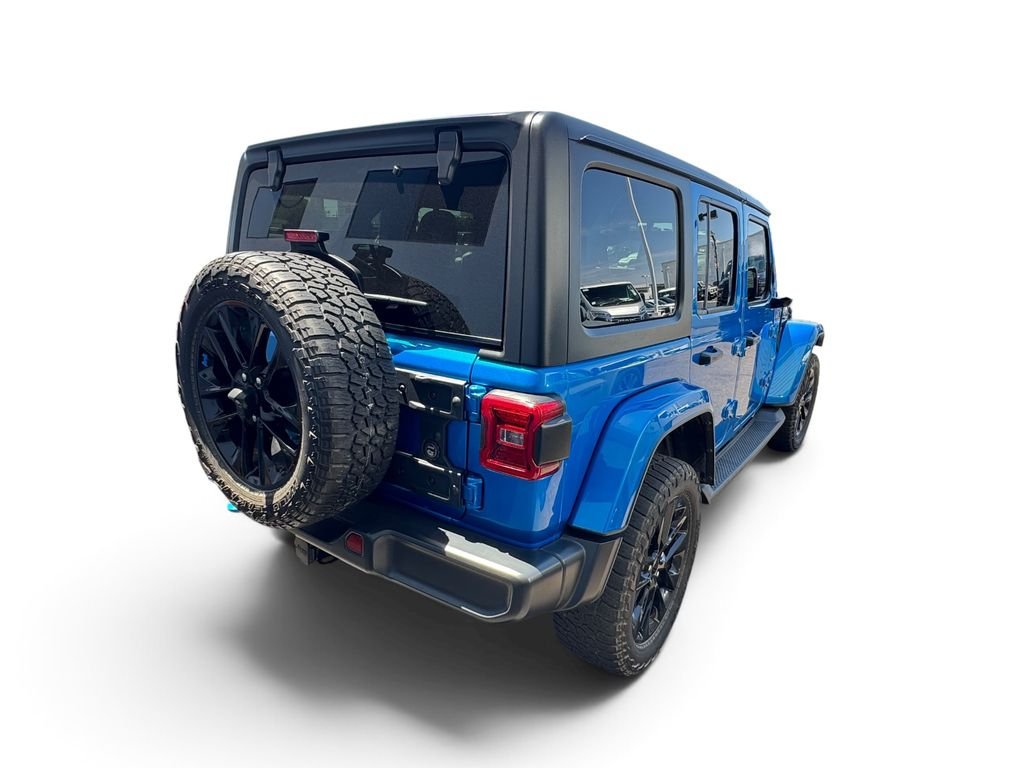 Used 2023 Blue Jeep Sahara 4xe image 4