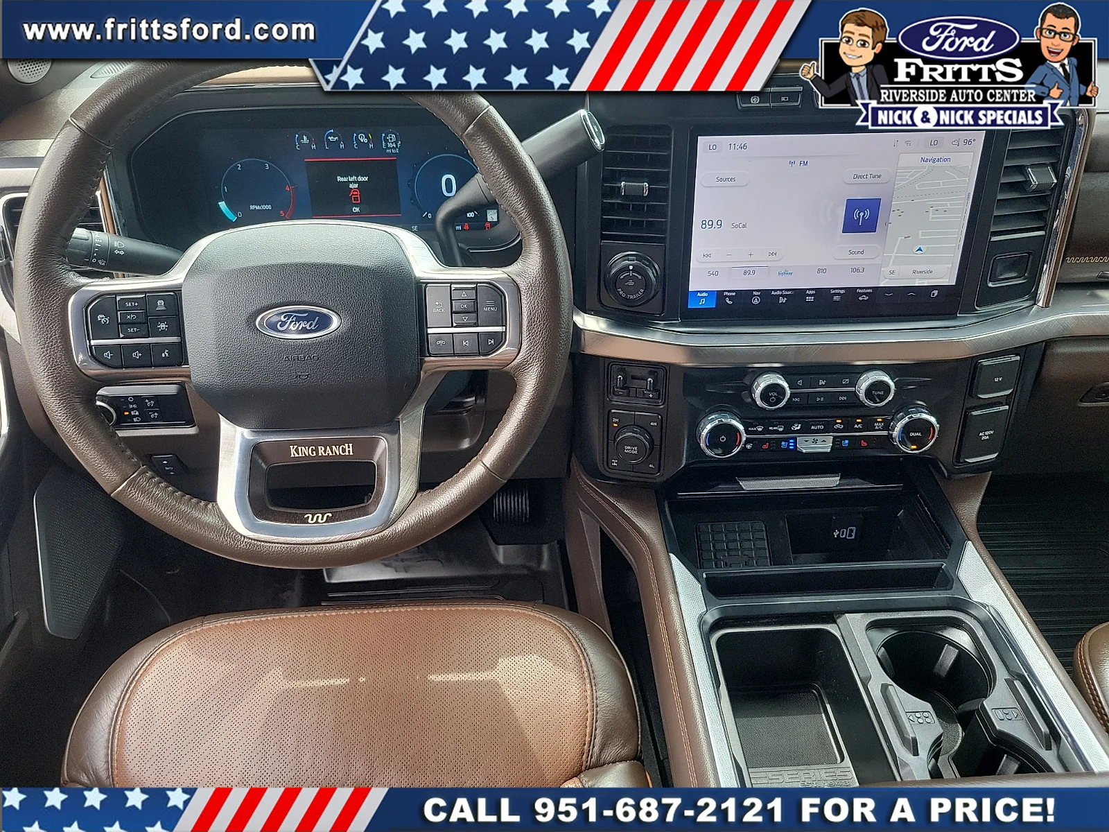 Certified Used 2024 Antimatter Blue Metallic Ford King Ranch image 5