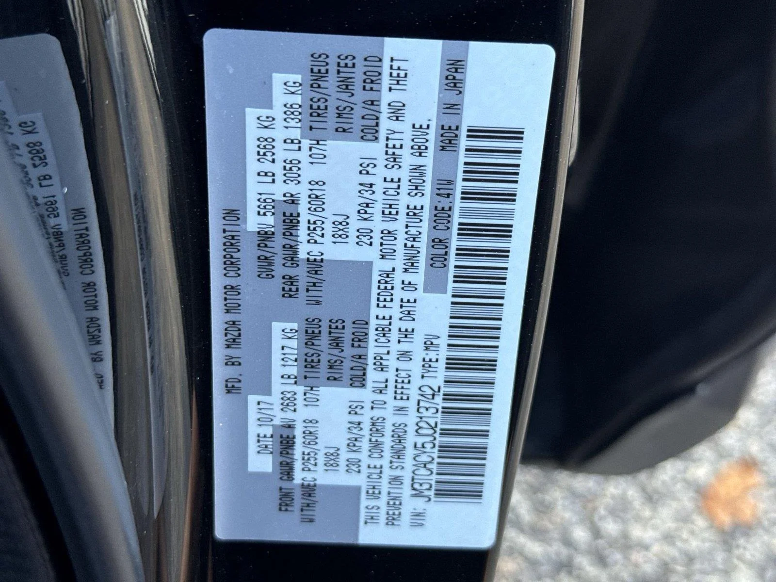 Used 2018 Jet Black Mica Mazda Touring image 27