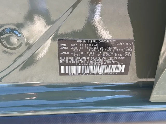 Certified Used 2026 Green Subaru Premium image 30