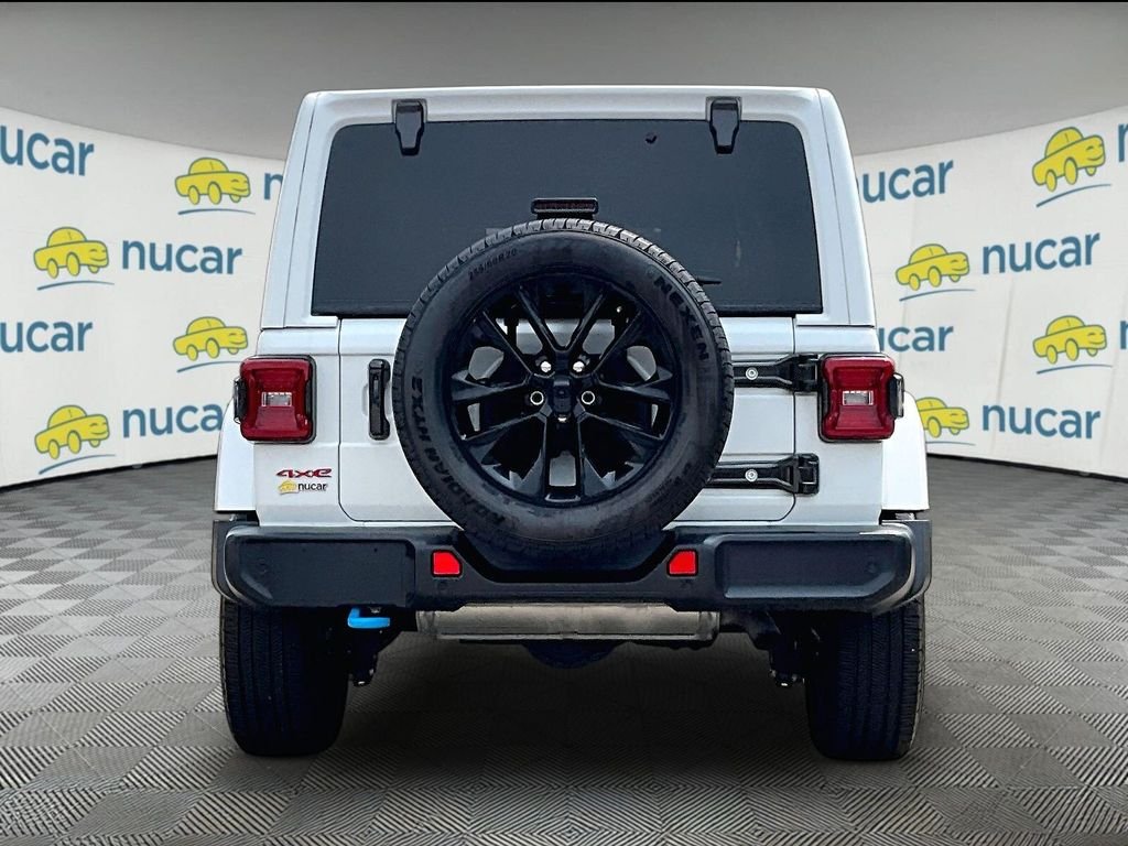 Used 2024 White Jeep Sahara 4xe image 5