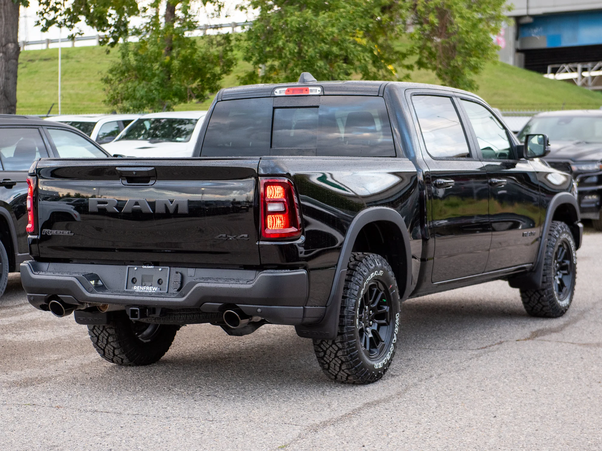 New 2026 Black RAM Rebel* Crew Cab 4x4, Level 2 Equip Group, Passenger Screen, 33 Inch A/T Tires image 7