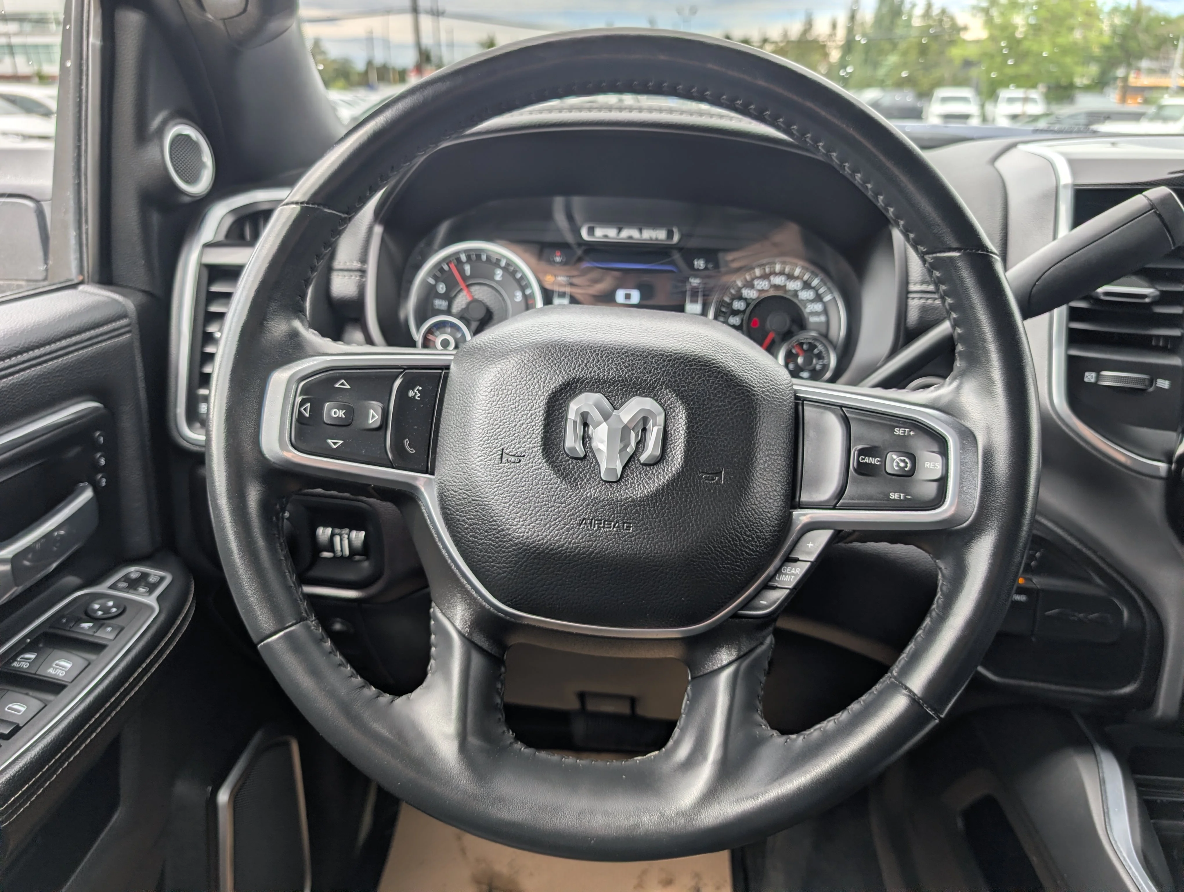 Used 2023 Patriot Blue Pearl Ram Laramie image 28