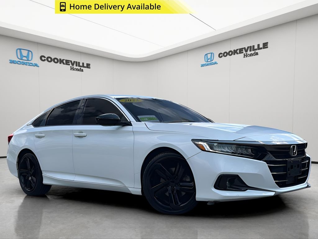 Used 2022 Platinum White Pearl Honda Sport 2.0T image 1