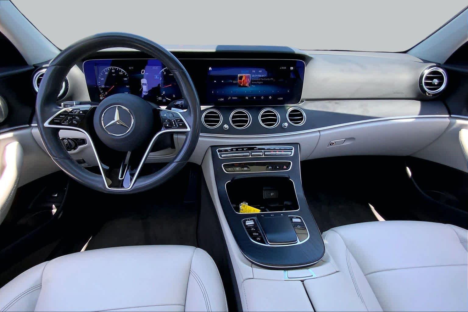 Certified Used 2022 MANUFAKTUR Diamond White Mercedes-Benz E 350 image 15