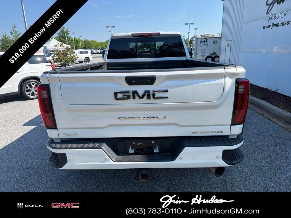 Used 2025 White Frost Tricoat GMC Denali Ultimate DRW image 4