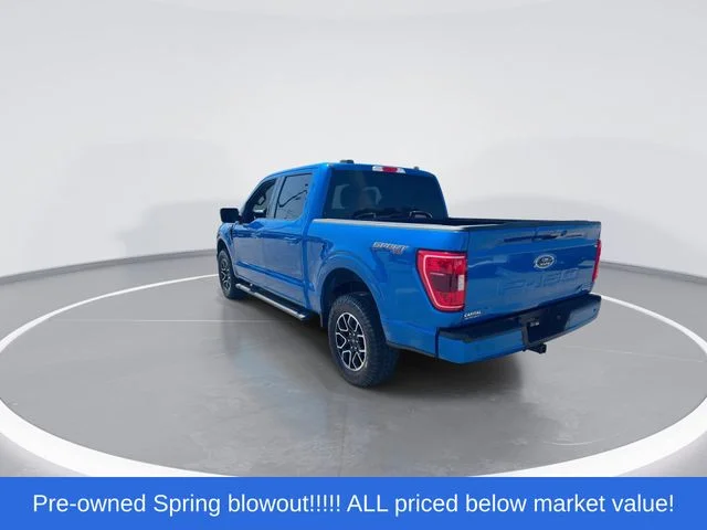 Used 2021 Blue Ford XLT image 6