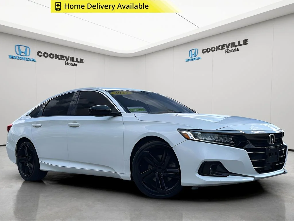 Used 2022 Platinum White Pearl Honda Sport 2.0T image 1