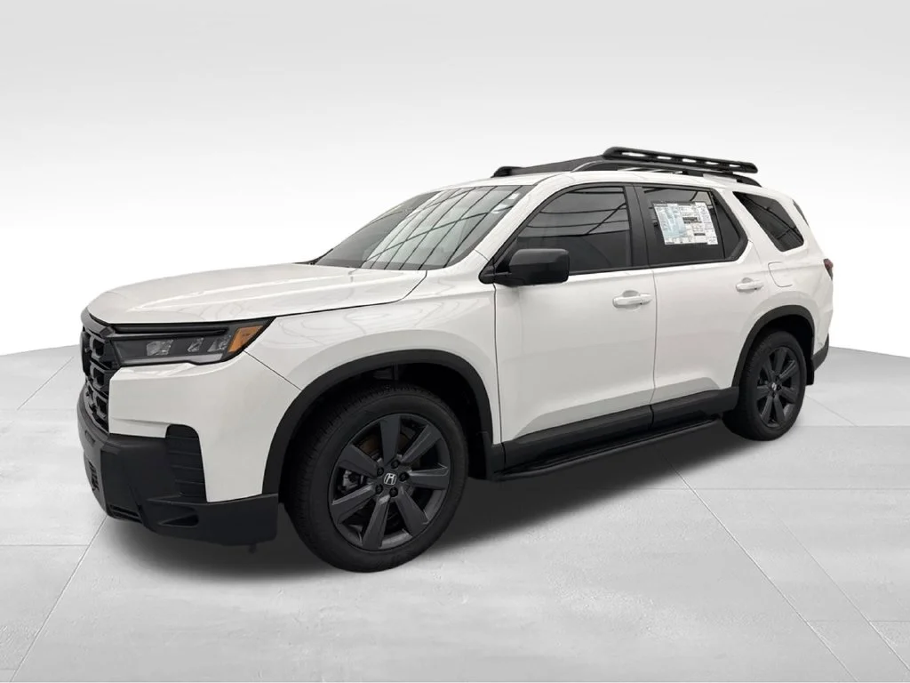 New 2026 Platinum White Pearl Honda Sport image 3
