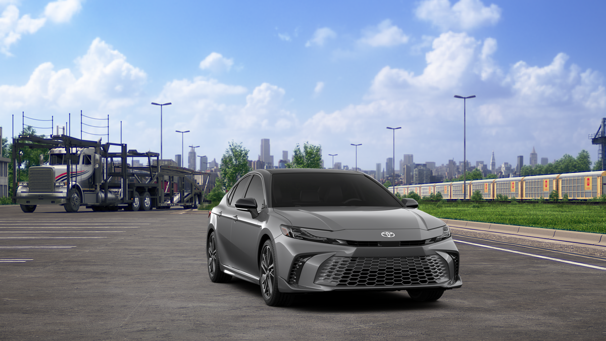 New 2026 Heavy Metal with Midnight Black Metallic roof Toyota XSE image 16