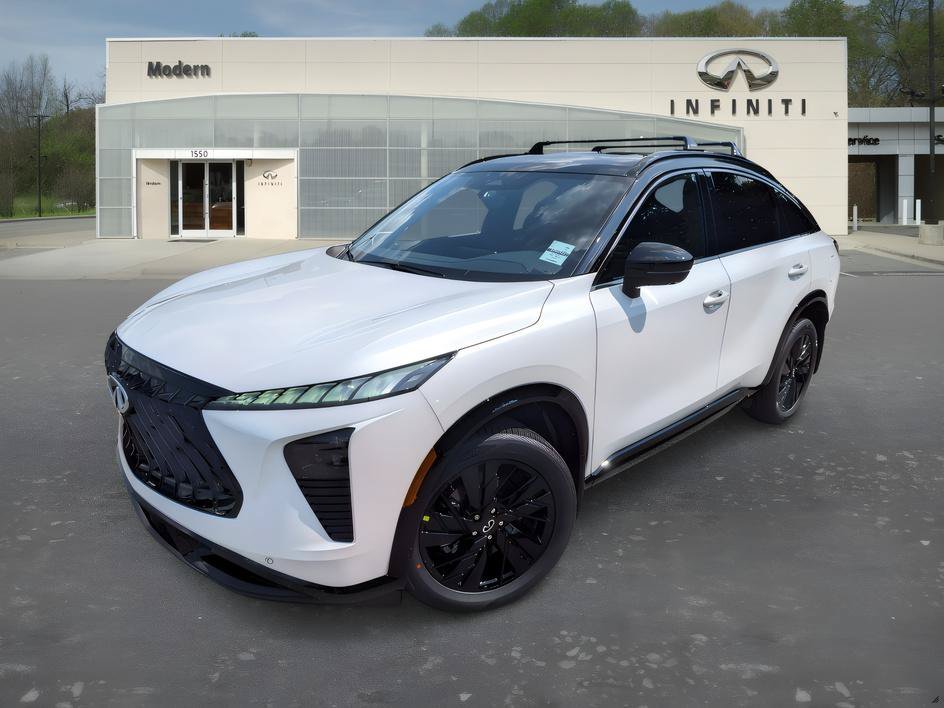 New 2027 Radiant White/Black Obsidian INFINITI SPORT image 1