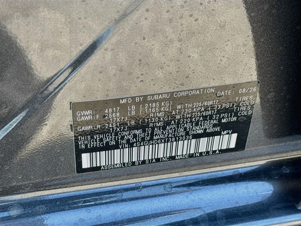 New 2026 Gray Subaru Premium image 39